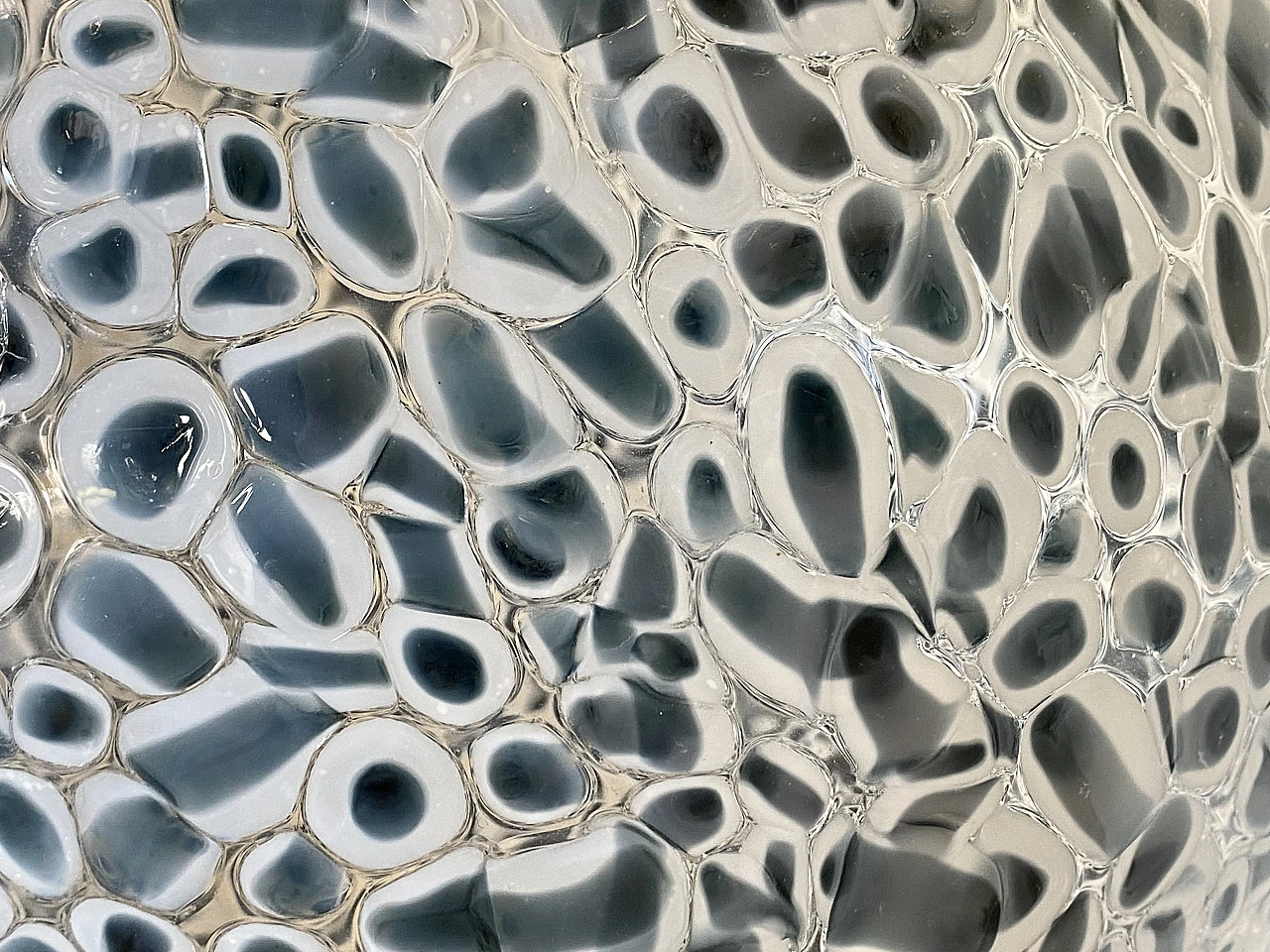 Neverrino glass lantern by Vistosi, 1970s 7