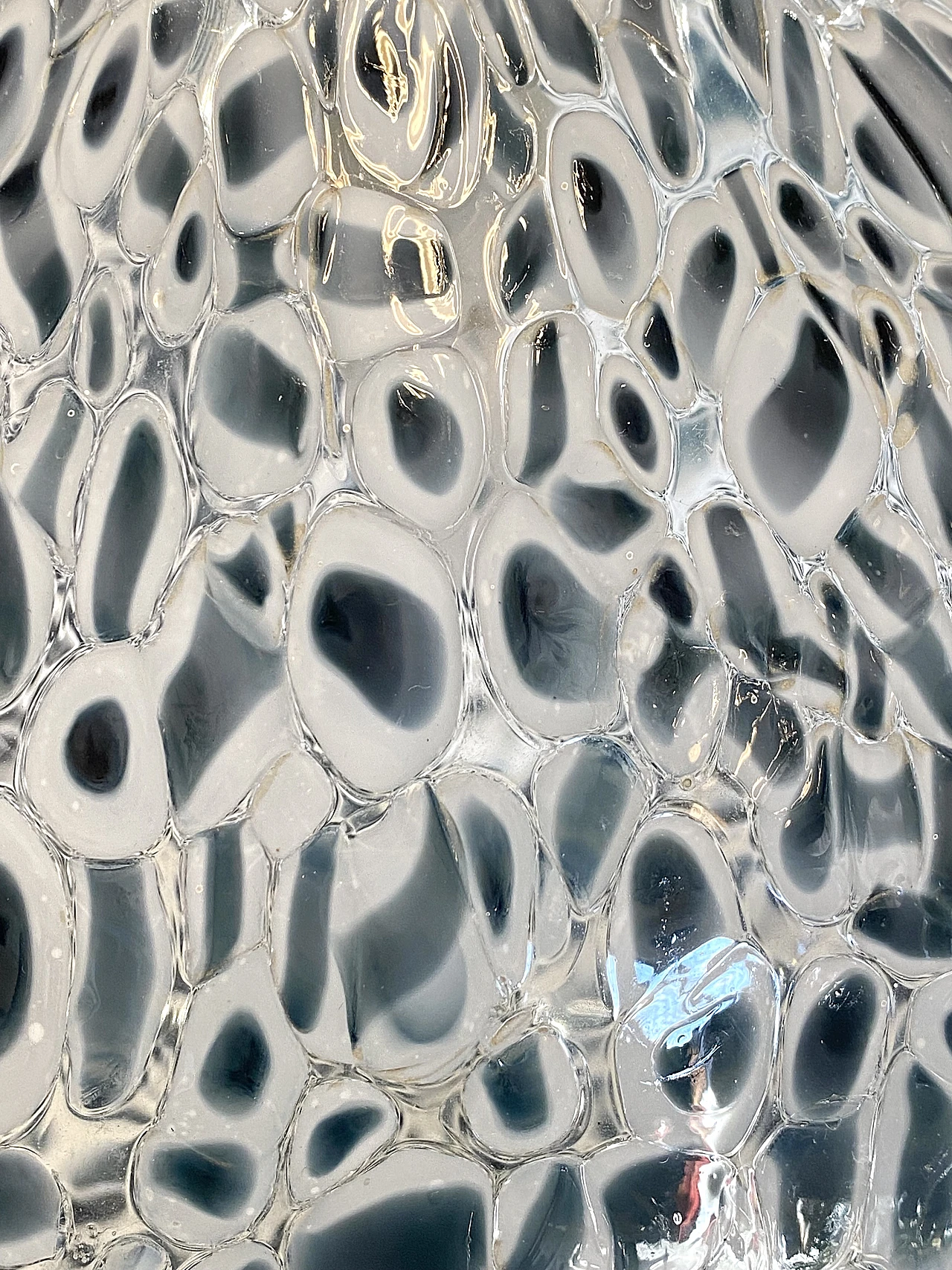 Neverrino glass lantern by Vistosi, 1970s 8