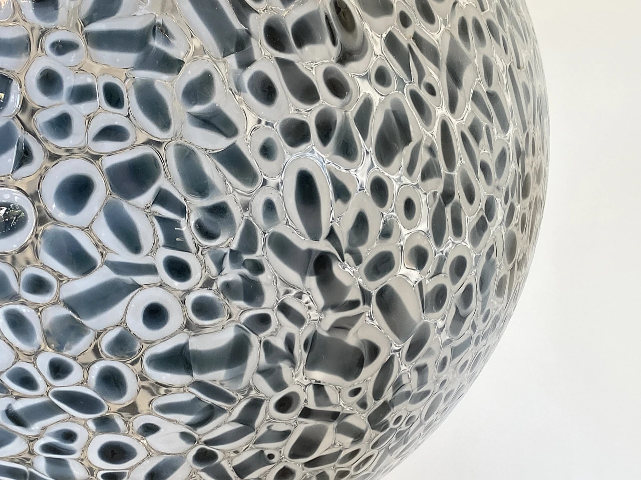 Neverrino glass lantern by Vistosi, 1970s 10