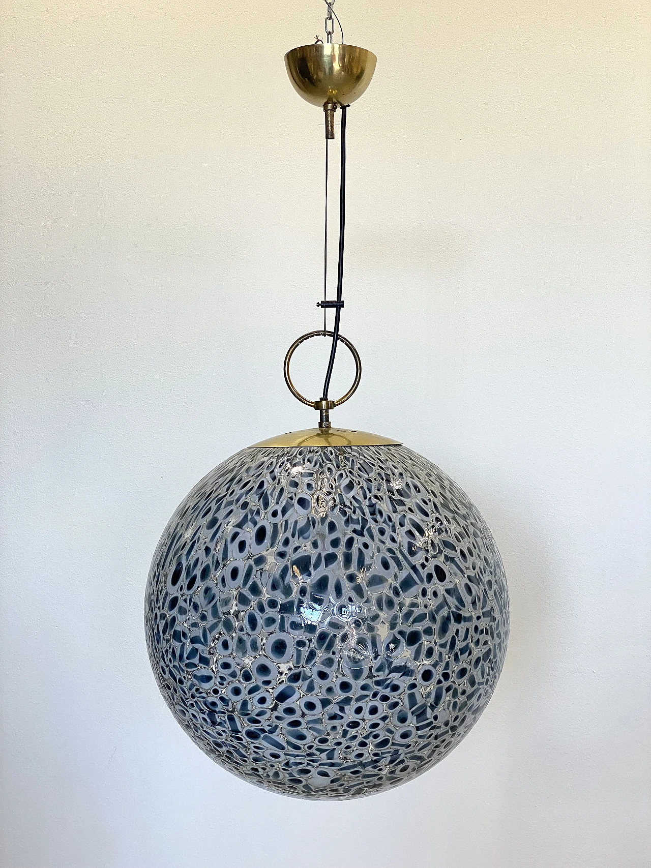 Neverrino glass lantern by Vistosi, 1970s 12