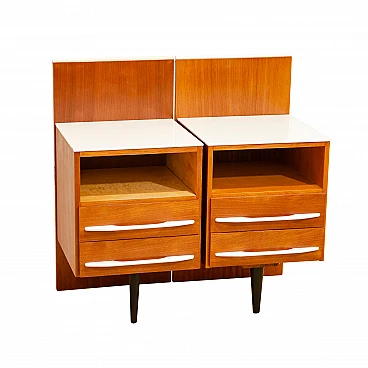 Coppia di comodini di Mojmír Požár per UP Závody, anni '60