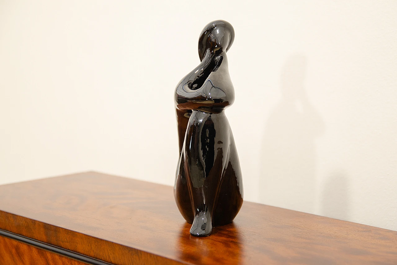 Jitka Forejtová, nudo femminile, scultura in ceramica, anni '60 4