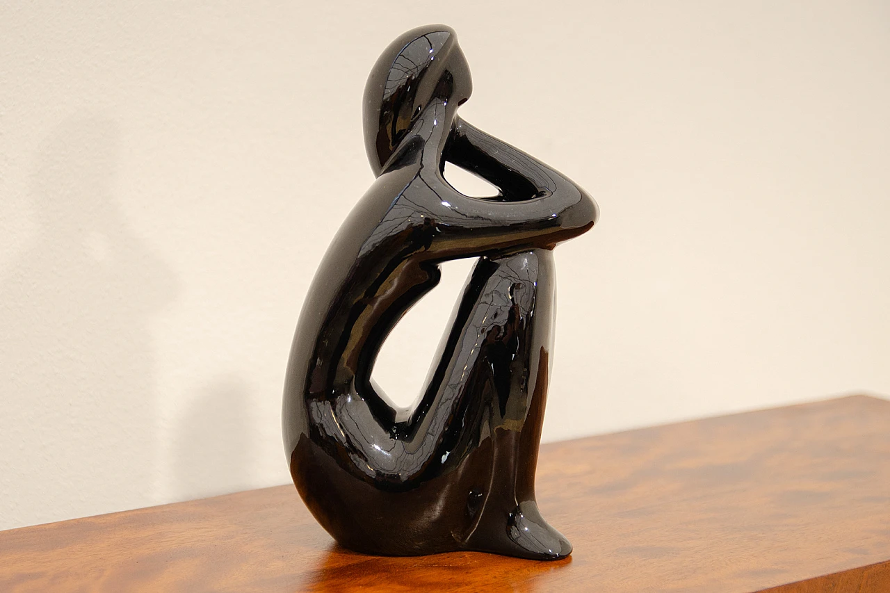 Jitka Forejtová, nudo femminile, scultura in ceramica, anni '60 5