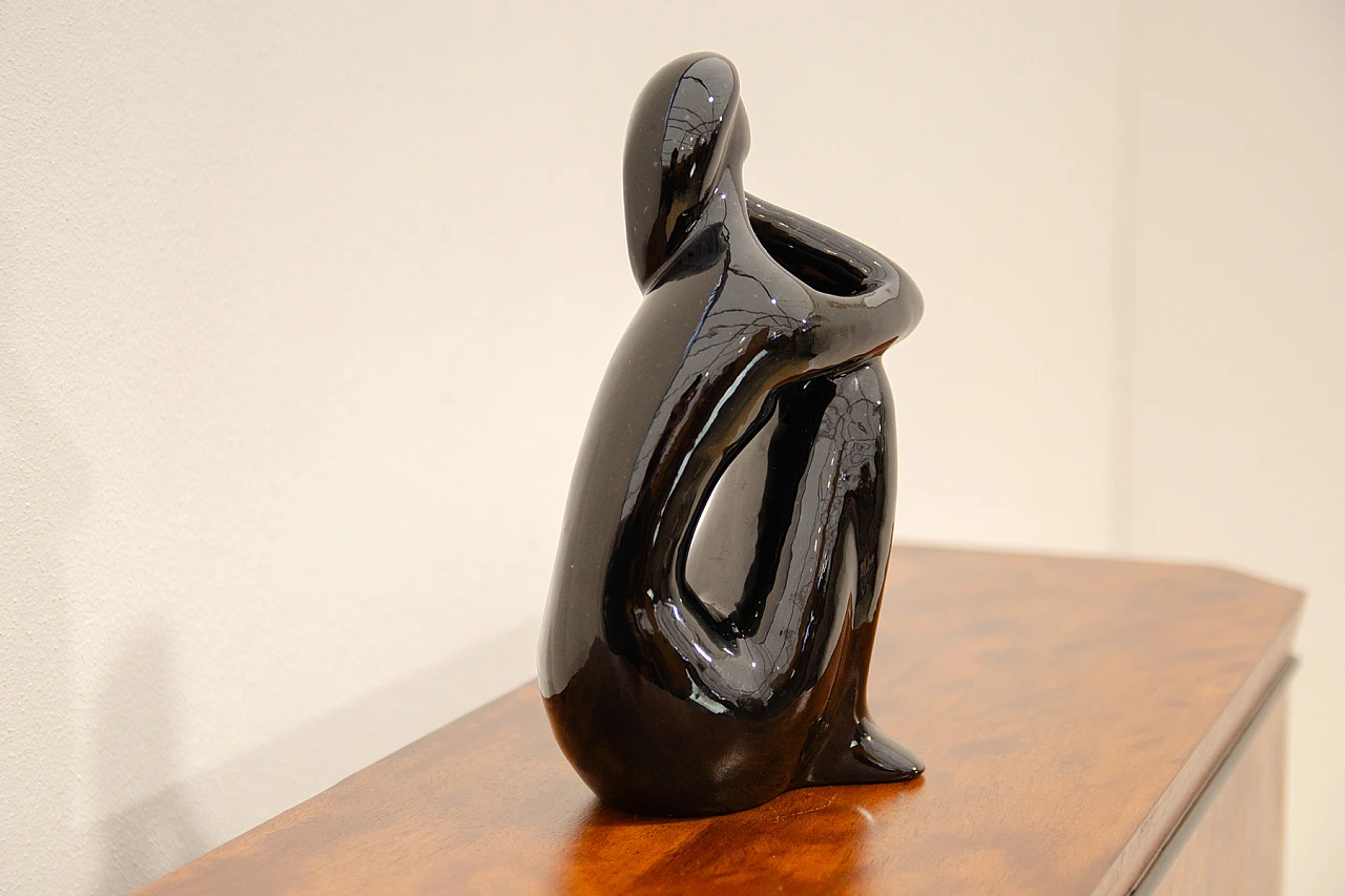 Jitka Forejtová, female nude, ceramic sculpture, 1960s 6