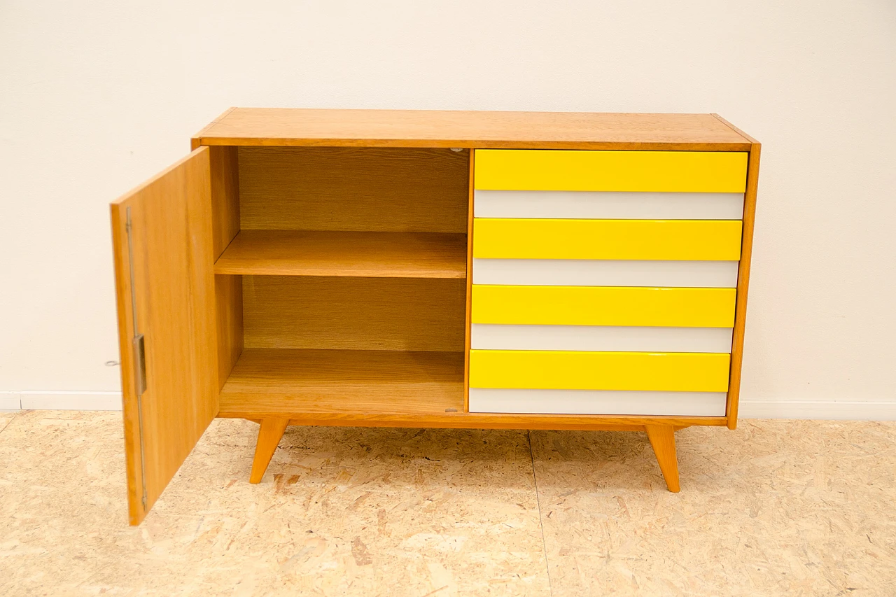 U-458 sideboard by Jiří Jiroutek for Interiér Praha, 1960s 14