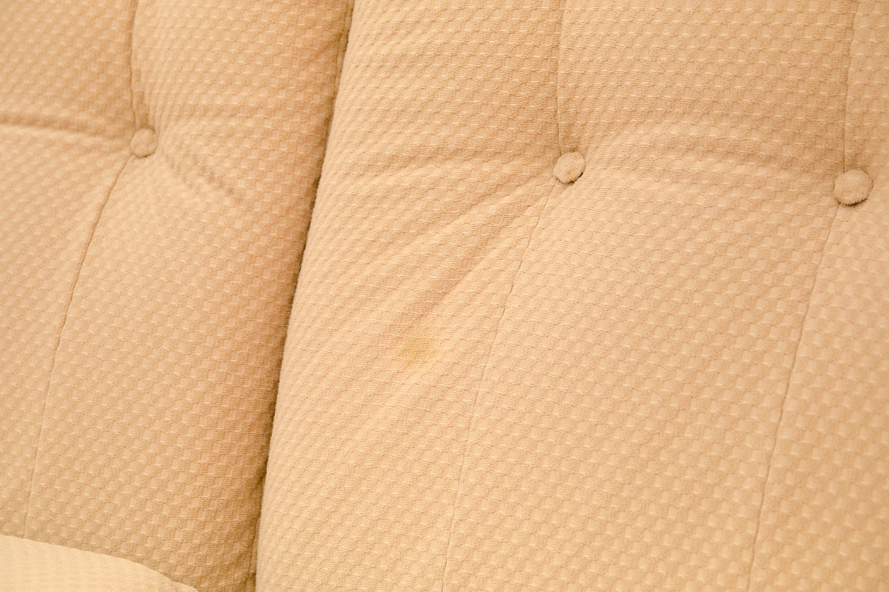 Beige fabric sofa by Jitona, 1970s 7