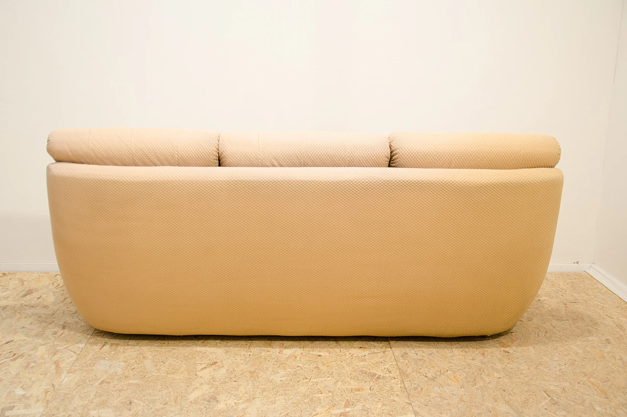 Beige fabric sofa by Jitona, 1970s 16