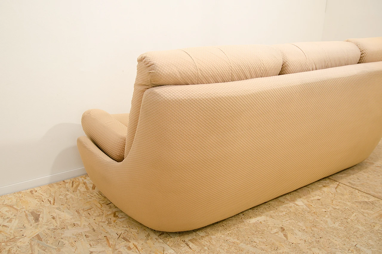 Beige fabric sofa by Jitona, 1970s 17