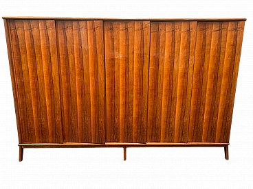 Wardrobe with rosewood doors in Ico Parisi's style, 1960s