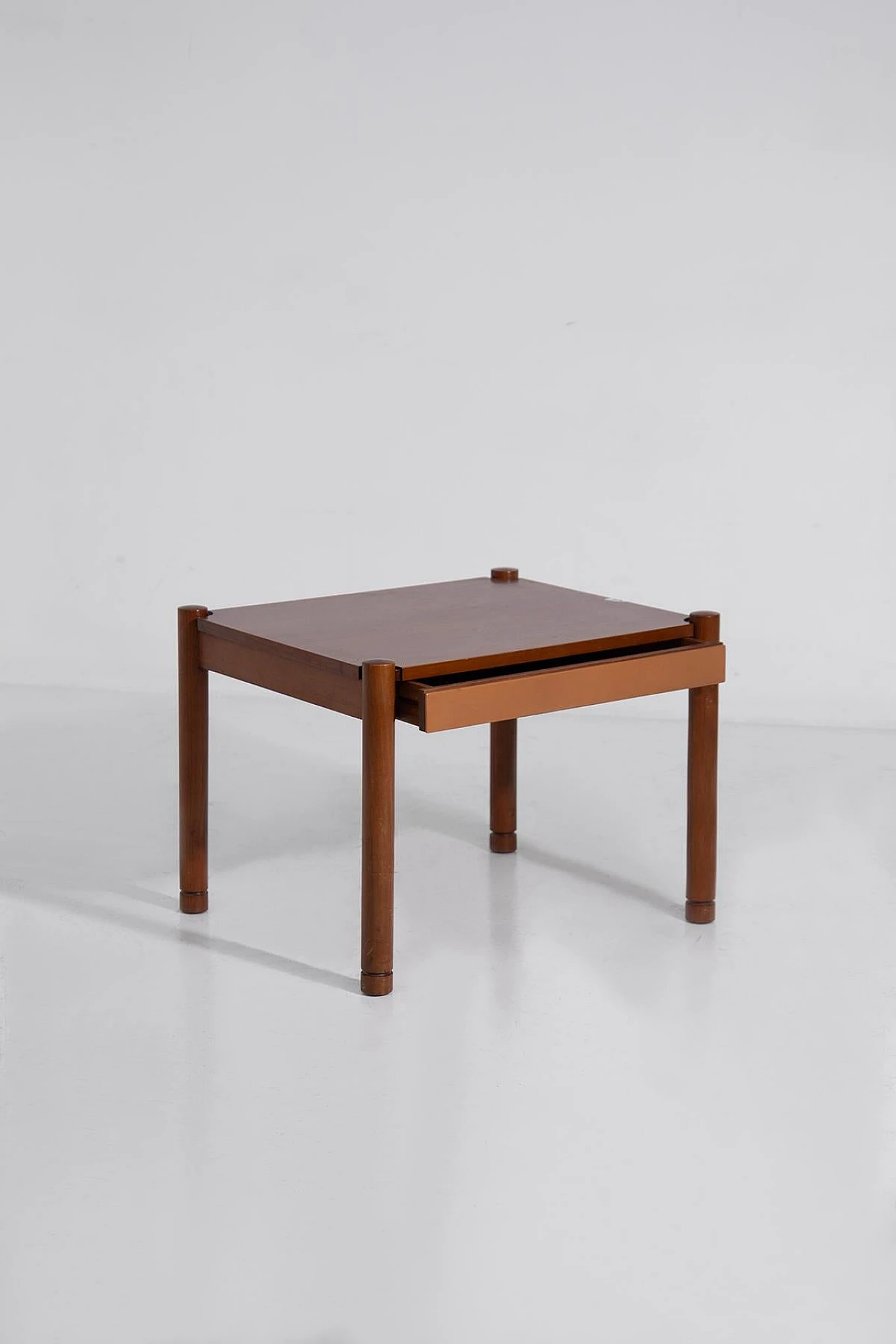 Wood coffee table with drawer by Eugenio Gerli for Borsani, 1960s 2