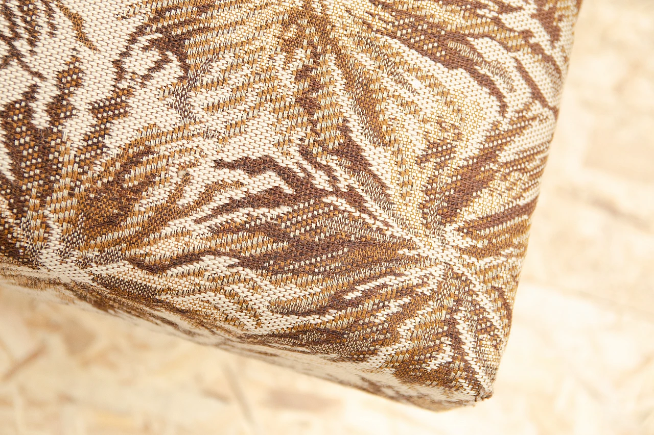 Divano letto in faggio e tessuto di Miroslav Navrátil, anni '60 7