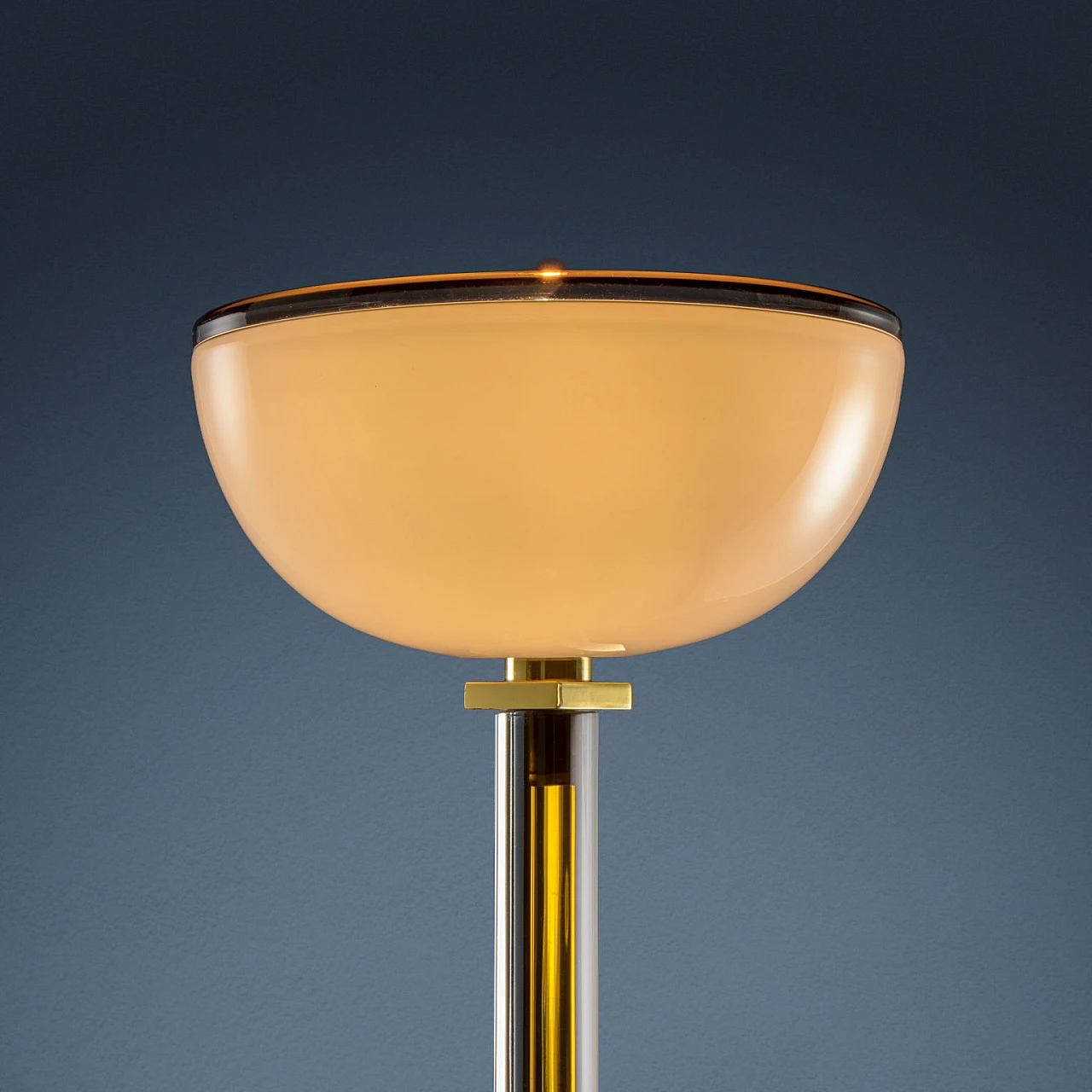 Murano glass and brass Tolboi floor lamp by Venini, 1980s 2