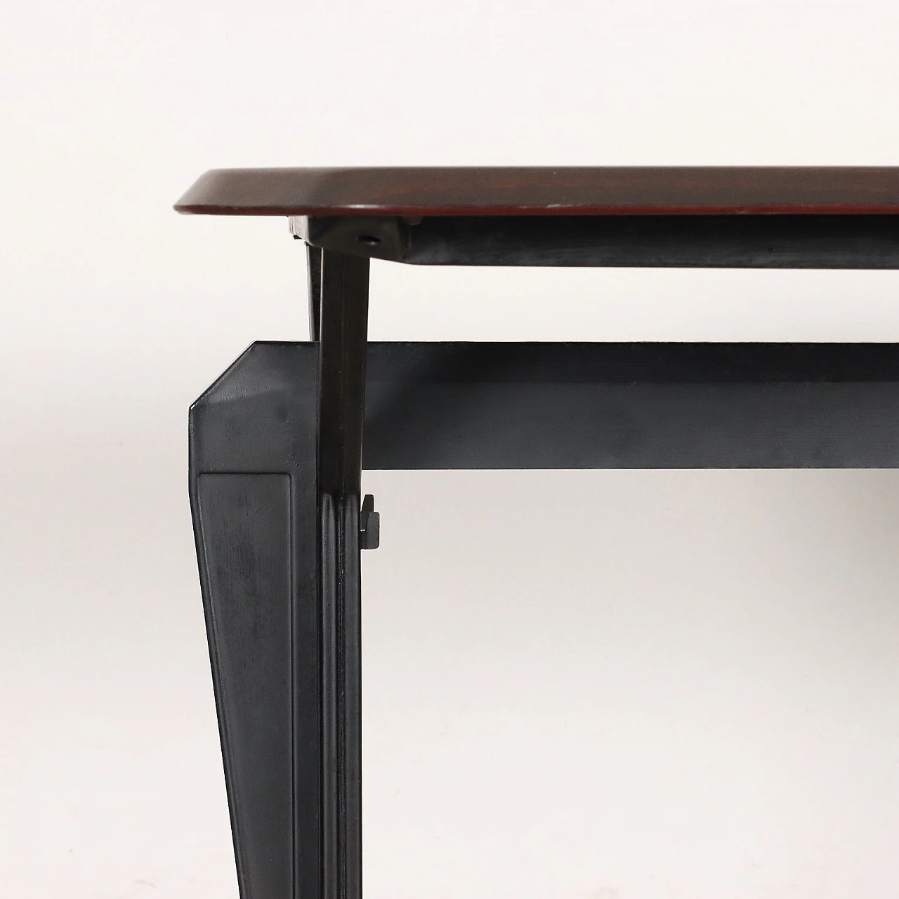 Arco metal and laminate desk by BBPR for Olivetti, 1960s 4