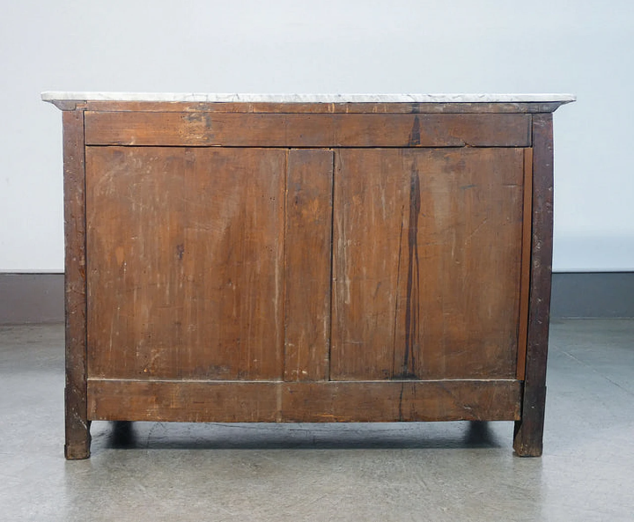 Empire walnut and marble dresser, first half of the 19th century 14