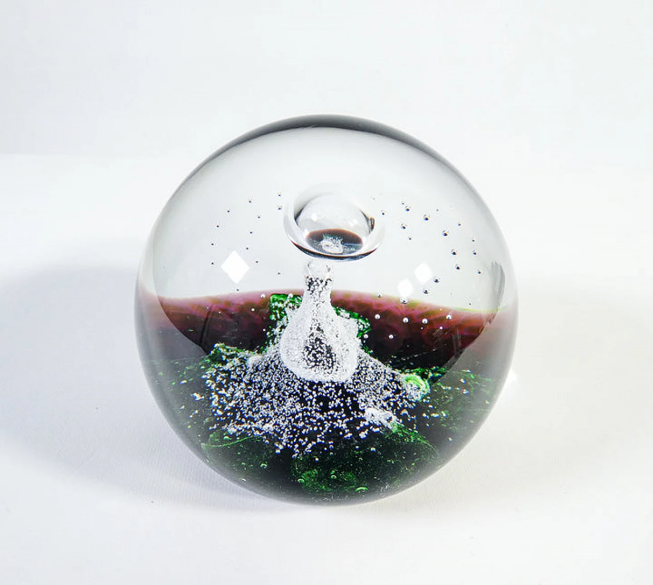 Fermacarte Impulse in vetro di Caithness Glass, anni '90 1