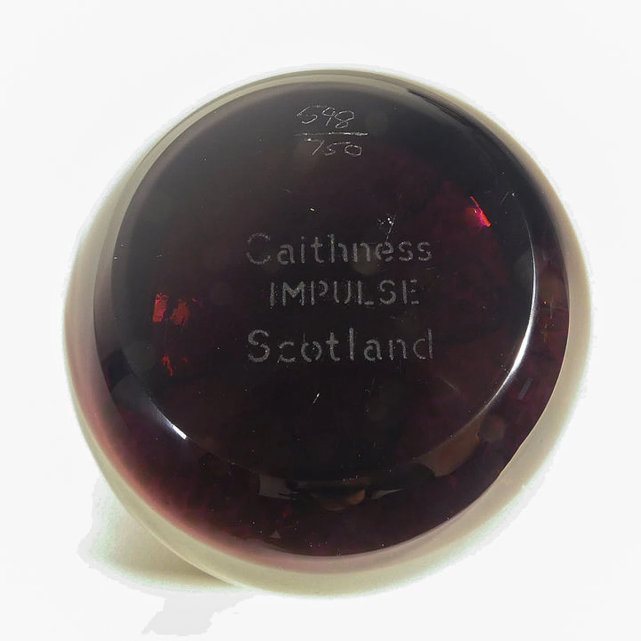 Fermacarte Impulse in vetro di Caithness Glass, anni '90 8