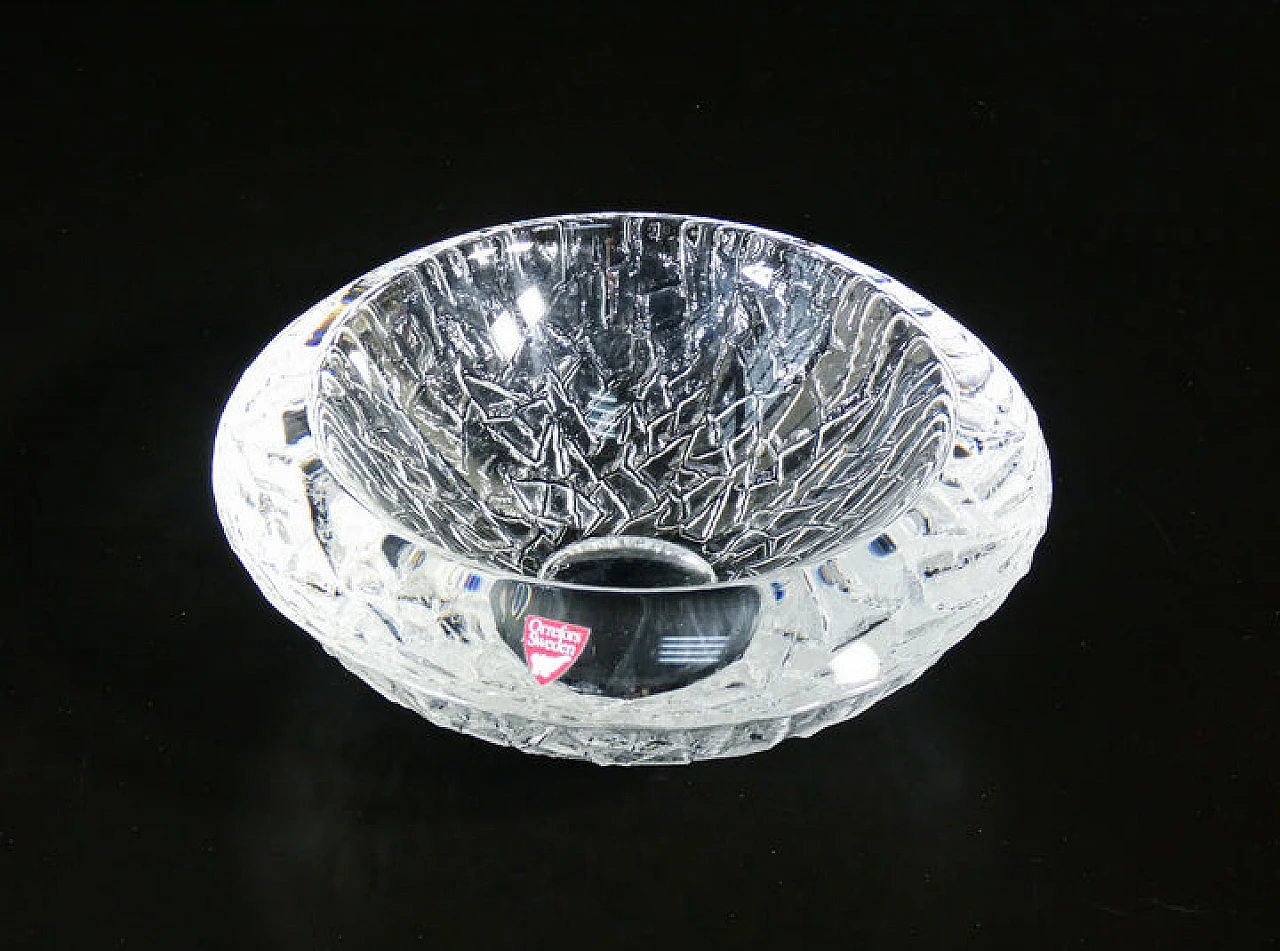 Crystal ashtray by Orrefors, 1990s 2