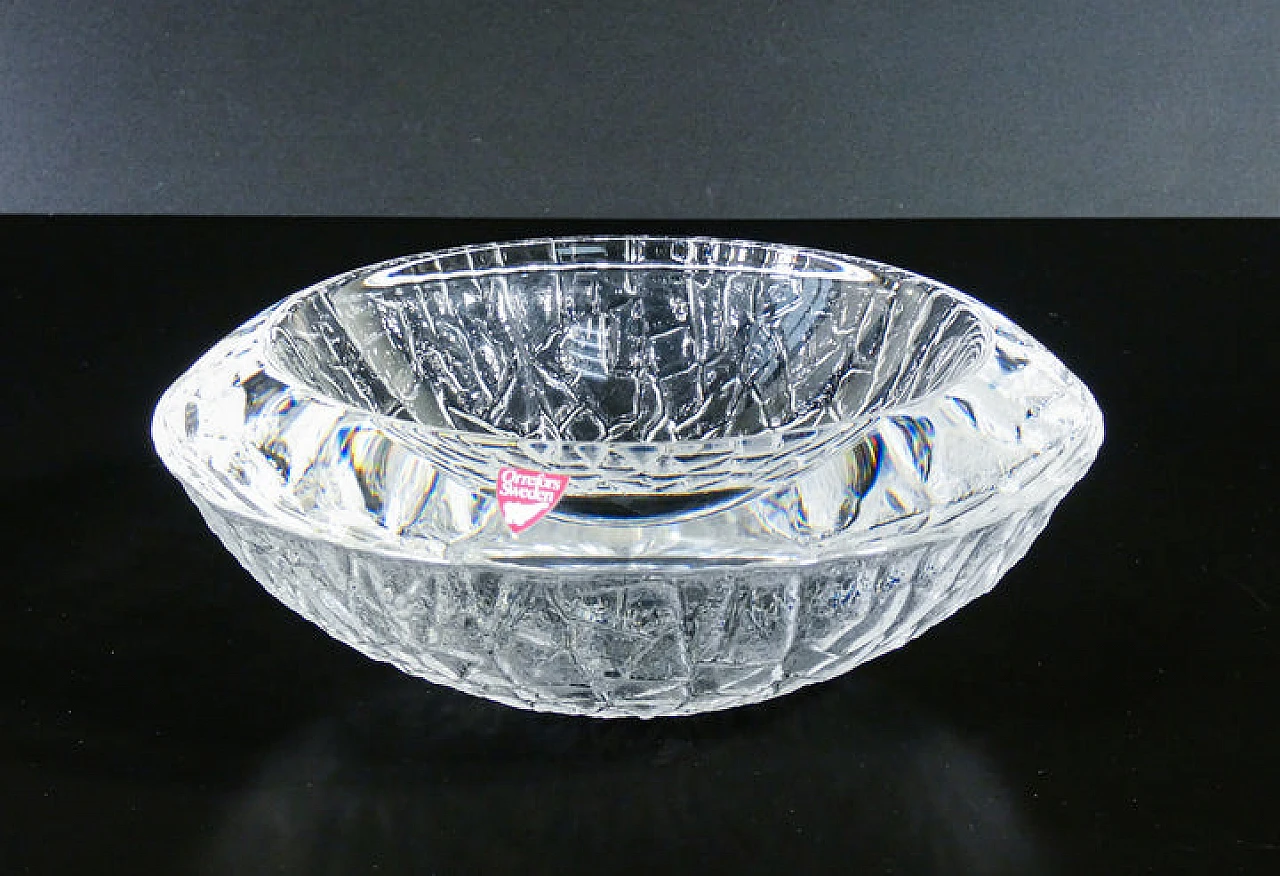 Crystal ashtray by Orrefors, 1990s 5