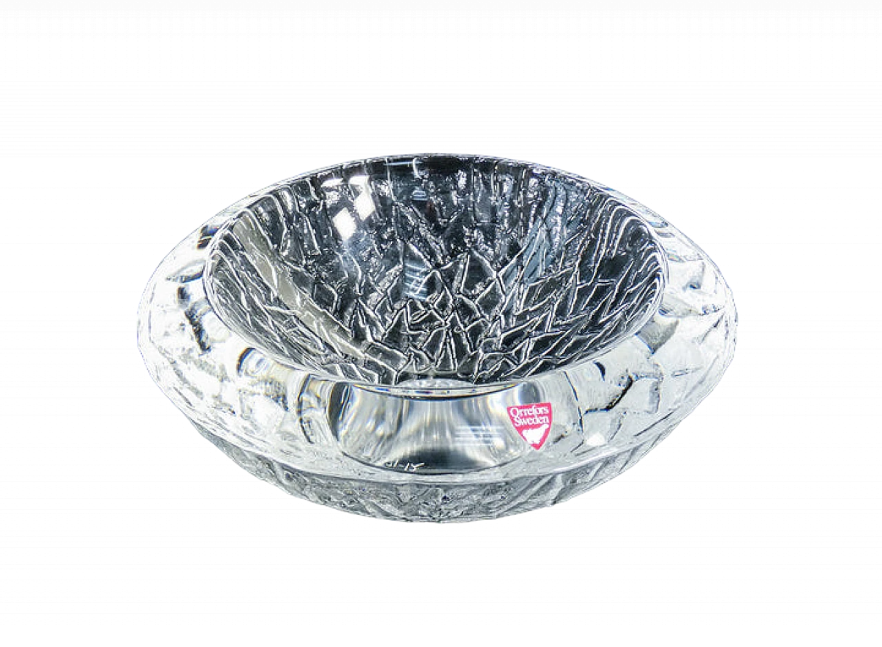Crystal ashtray by Orrefors, 1990s 10