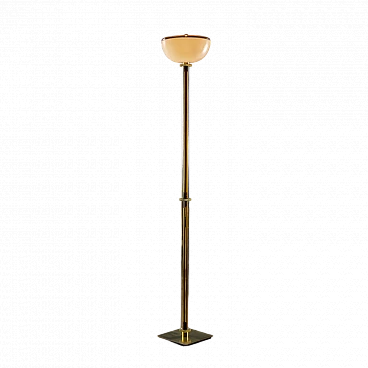 Murano glass and brass Tolboi floor lamp by Venini, 1980s