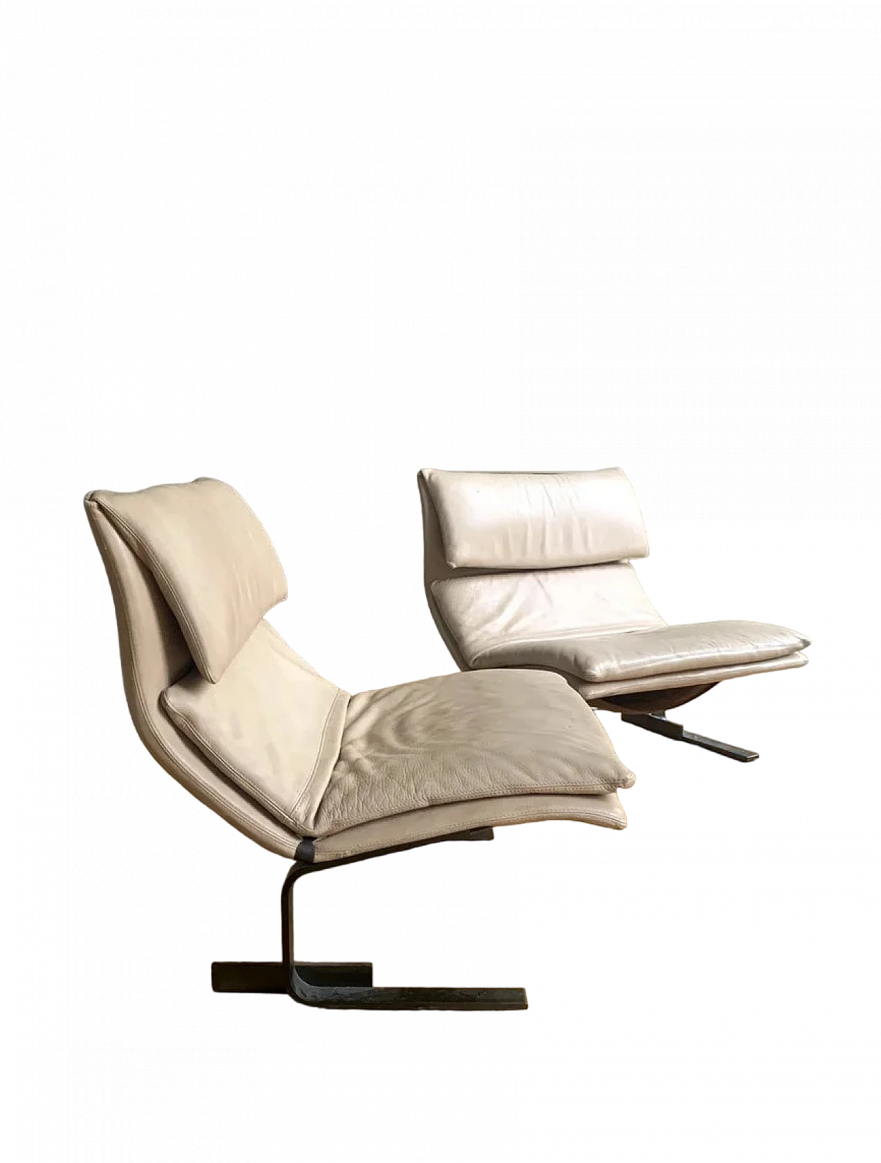 Pair of Onda 80 armchairs by G. Offredi for Saporiti, 1970s 11