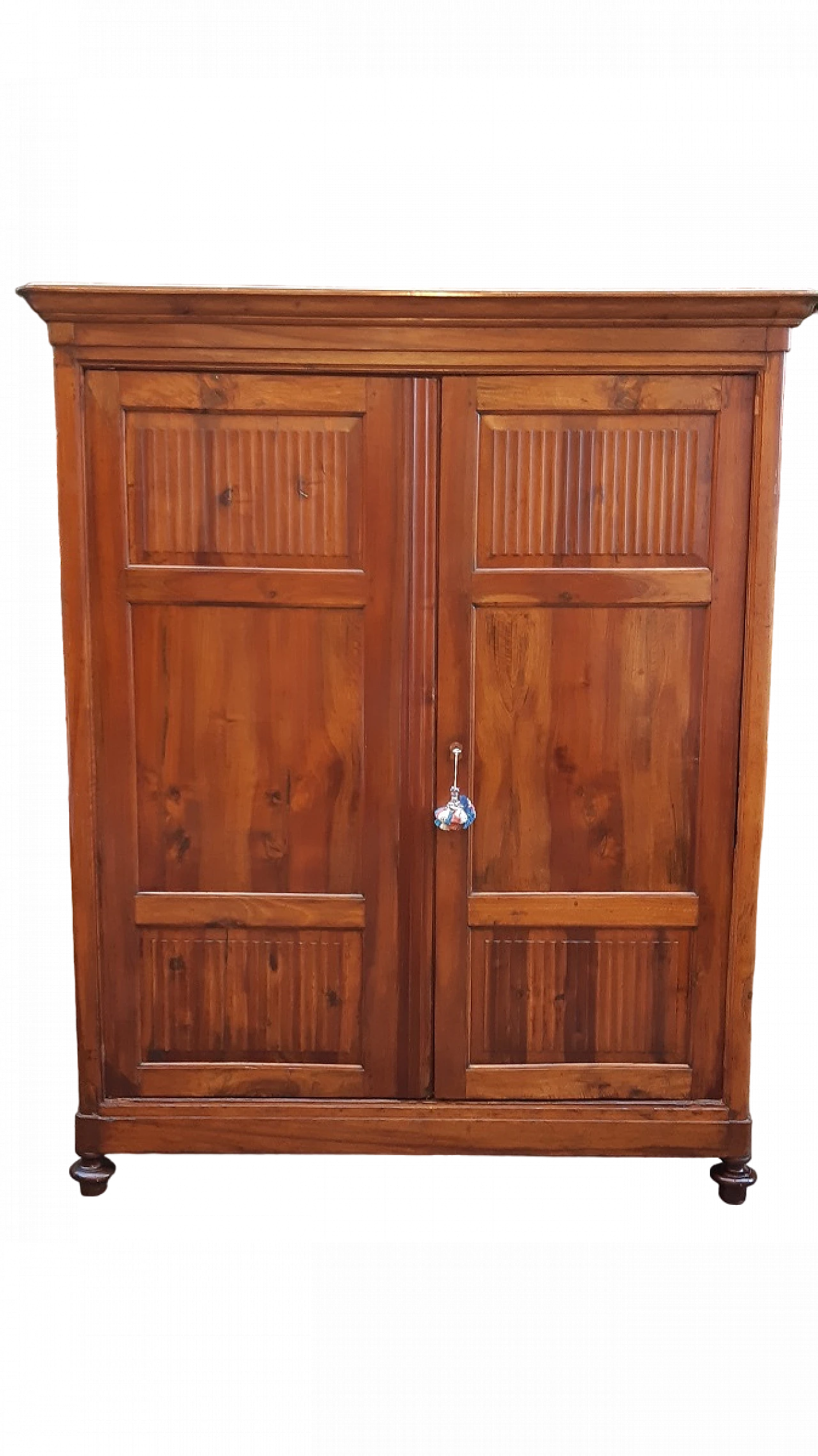 Lombard walnut wardrobe, mid-19th century 10