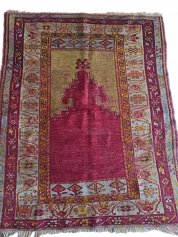 Oriental prayer rug Anatolia, late 19th century