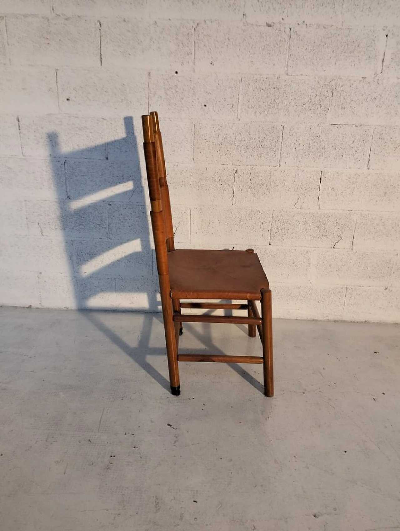 4 Kentucky chairs by Carlo Scarpa for Bernini, 1980s 9