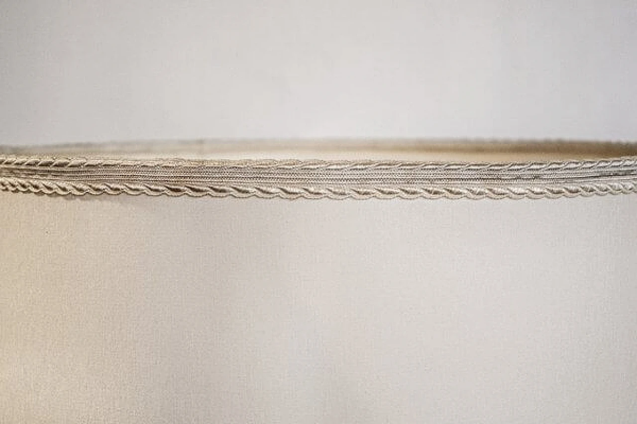 Lampada da terra con base in acciaio cromato di Reggiani, anni '70 4