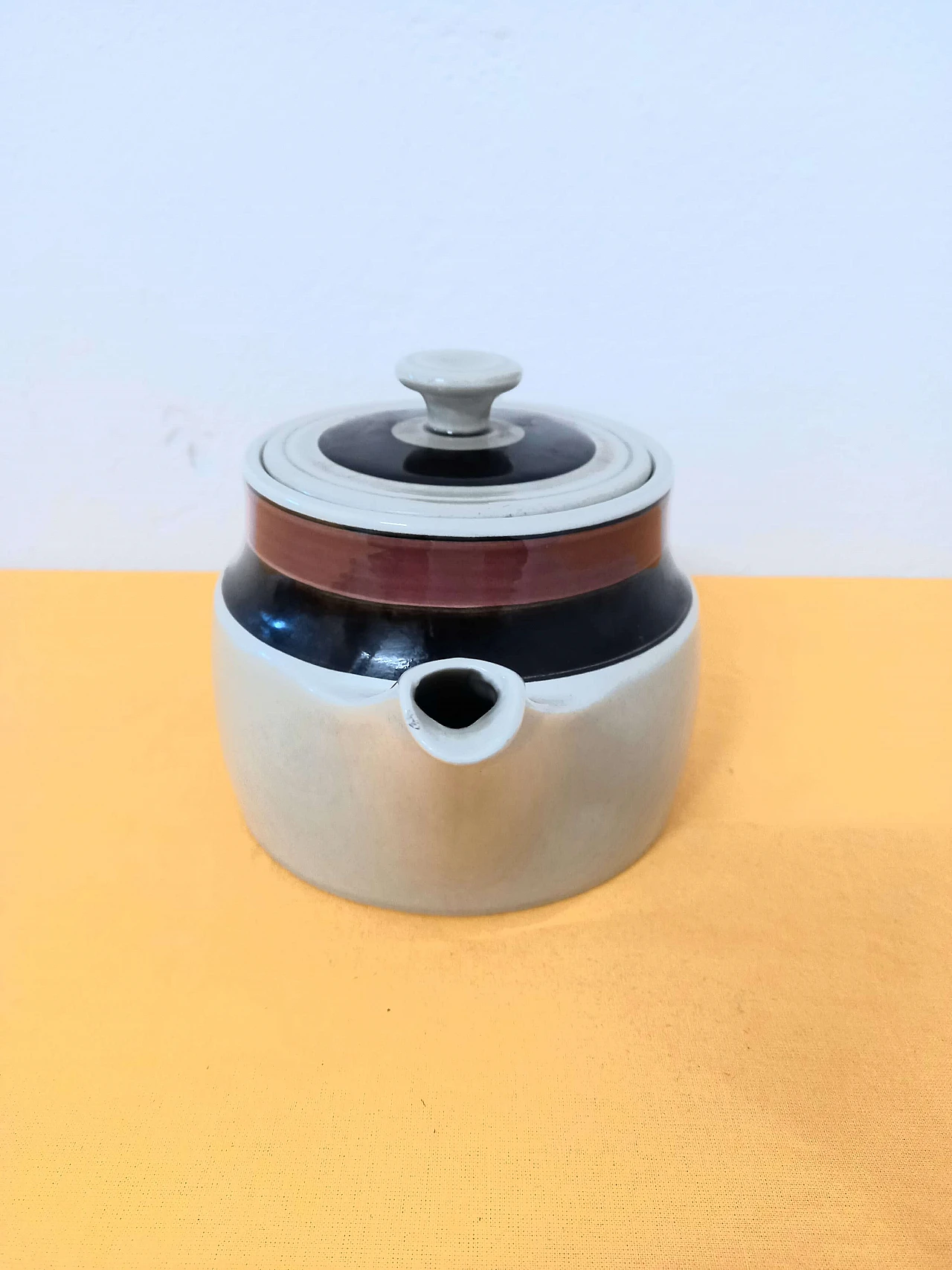 Paiolo teapot by Antonia Campi for Richard Ginori Laveno, 1960s 3