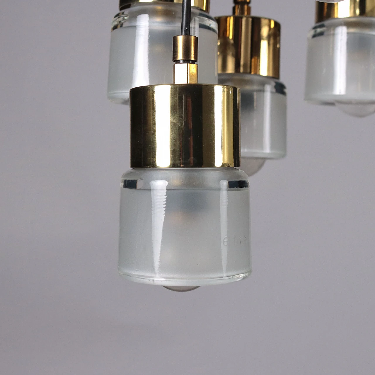 Ceiling lamp 4458 di Giuseppe Ostuni per Oluce, anni '50 8