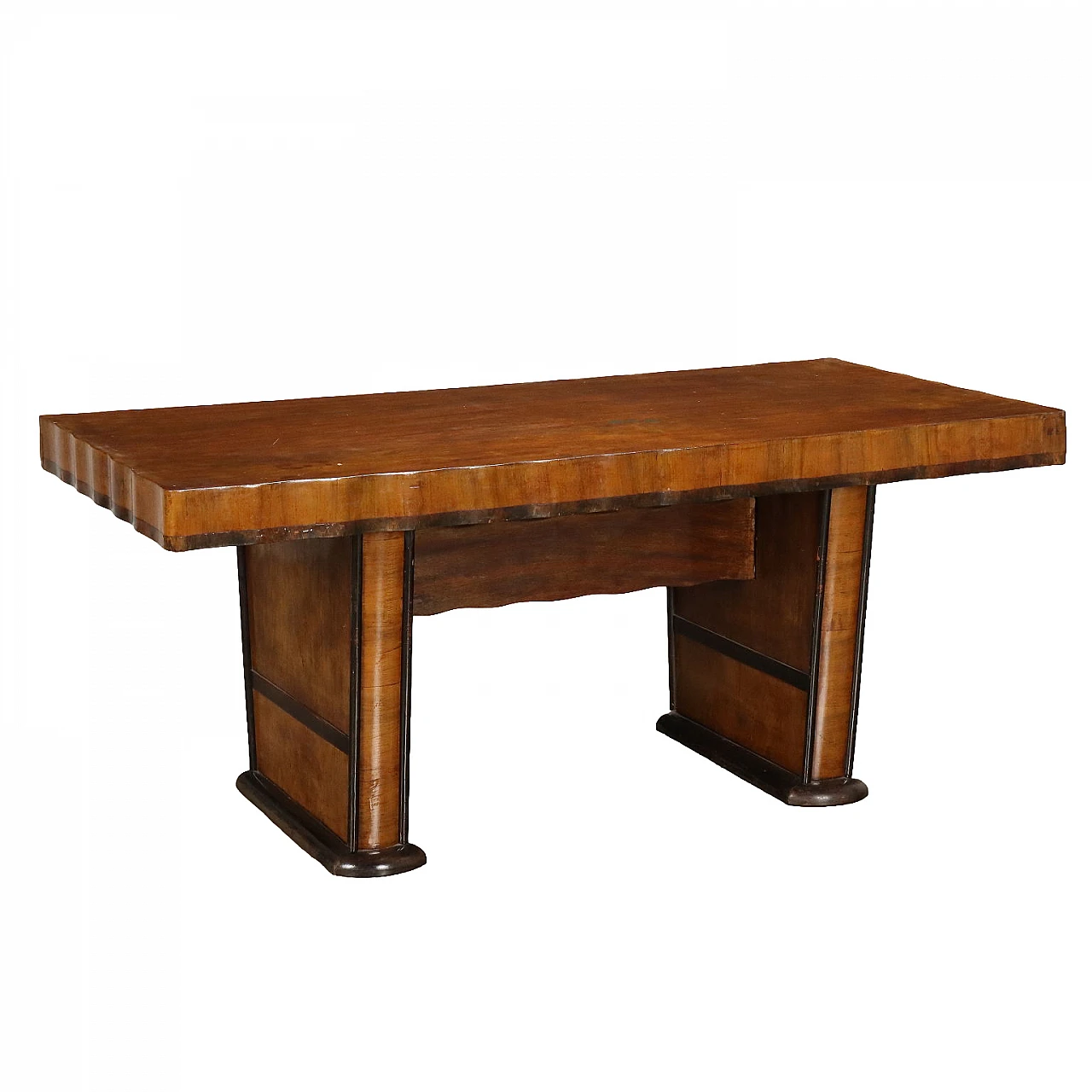 Walnut veneered table, 1930s 1