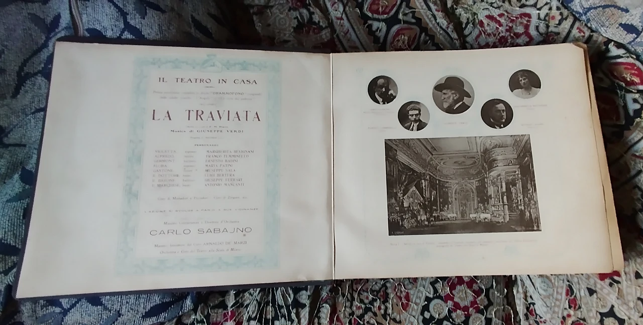 Raccolta La Traviata dischi per grammofono, inizio '900 1