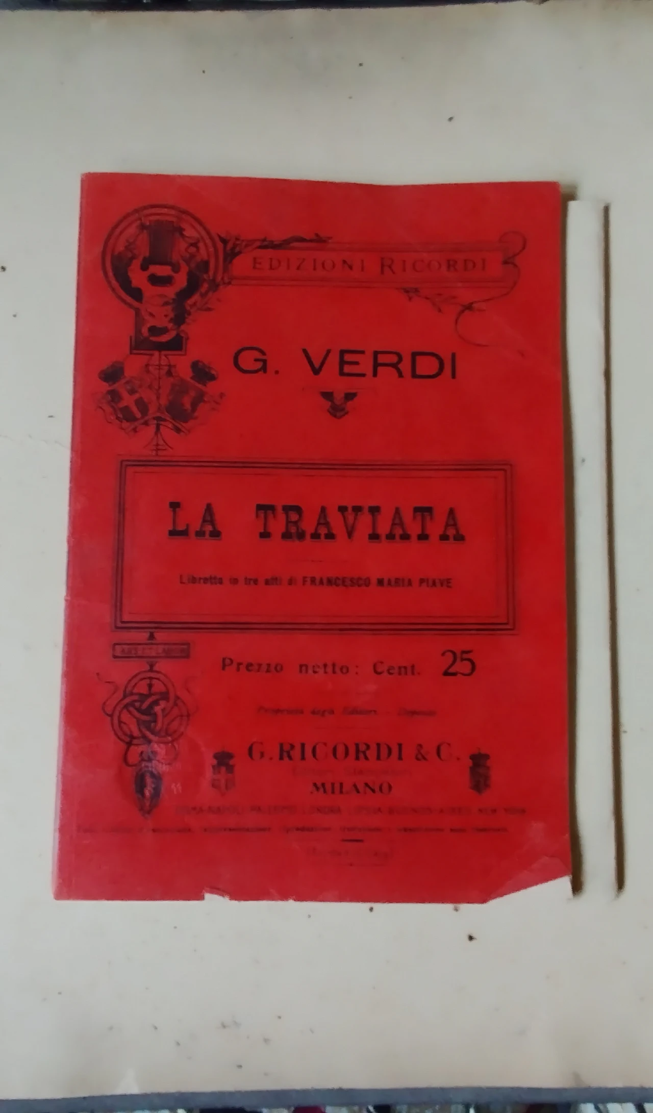 Raccolta La Traviata dischi per grammofono, inizio '900 8
