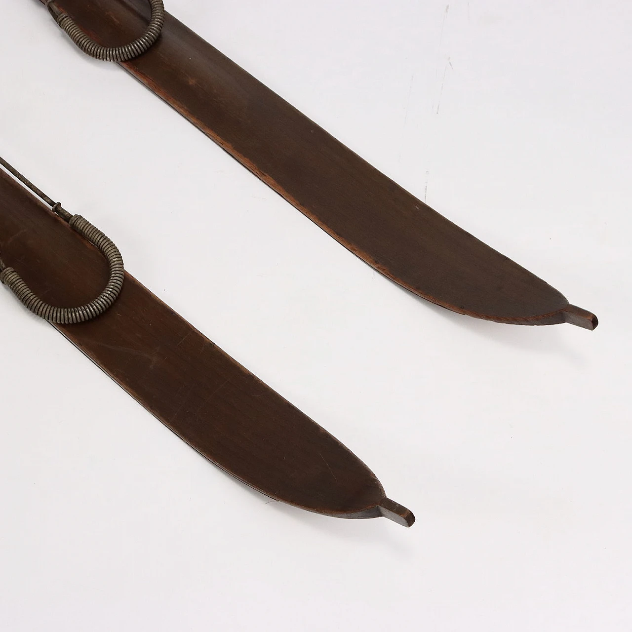 Wooden skis by Delca, 1930s 3