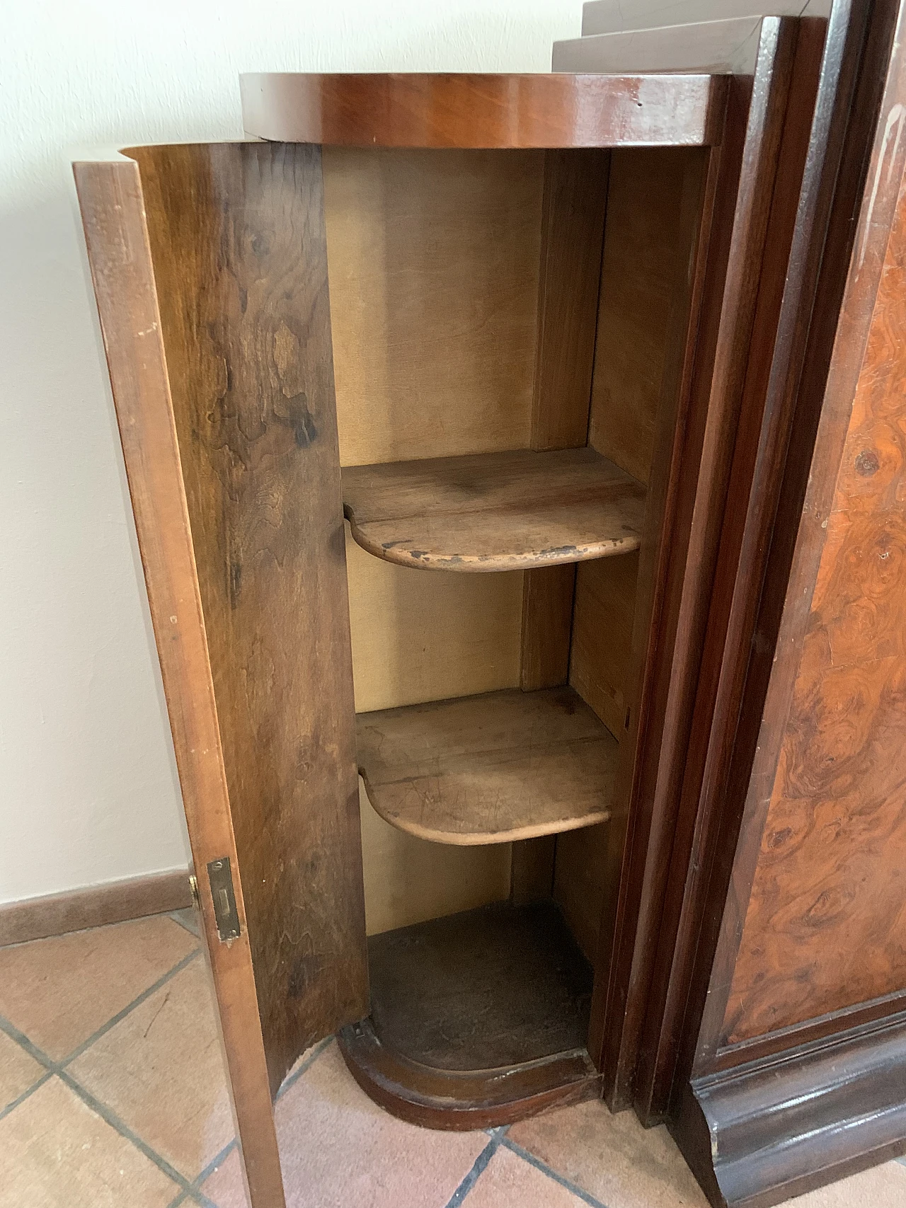 Wooden sideboard with four doors, 1930s 3