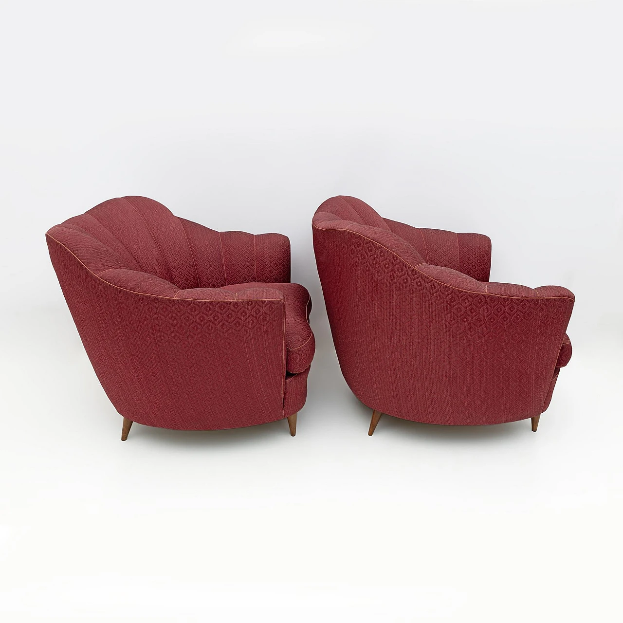 Pair of armchairs by Gio Ponti for Casa e Giardino, 1950s 8