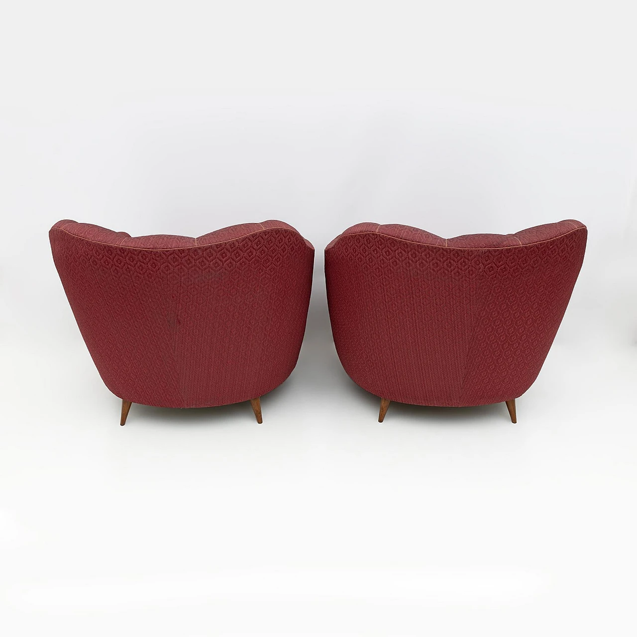 Pair of armchairs by Gio Ponti for Casa e Giardino, 1950s 10