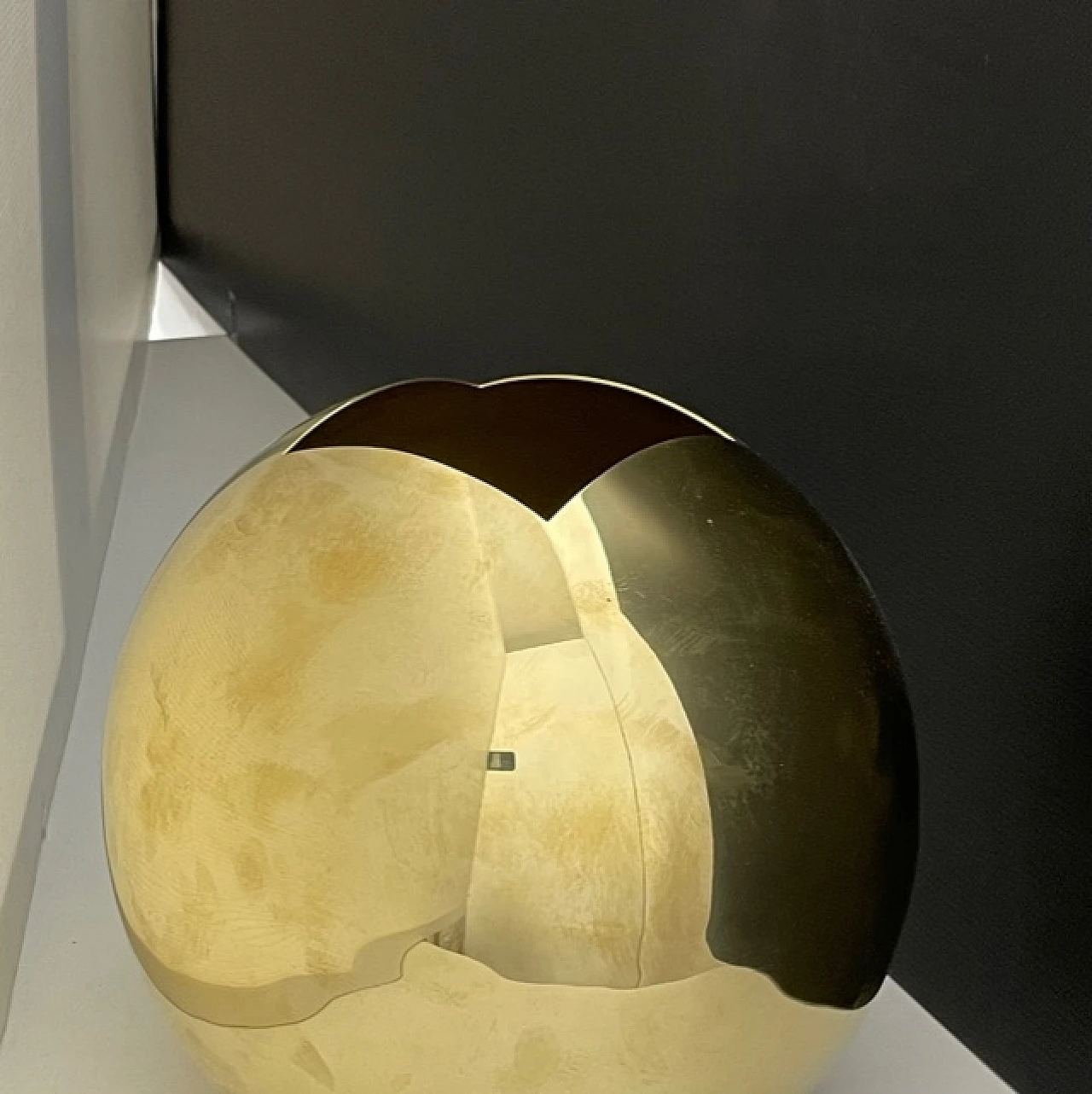 Brass zase sculpture by Giuliano Malimpensa, 2000s 3