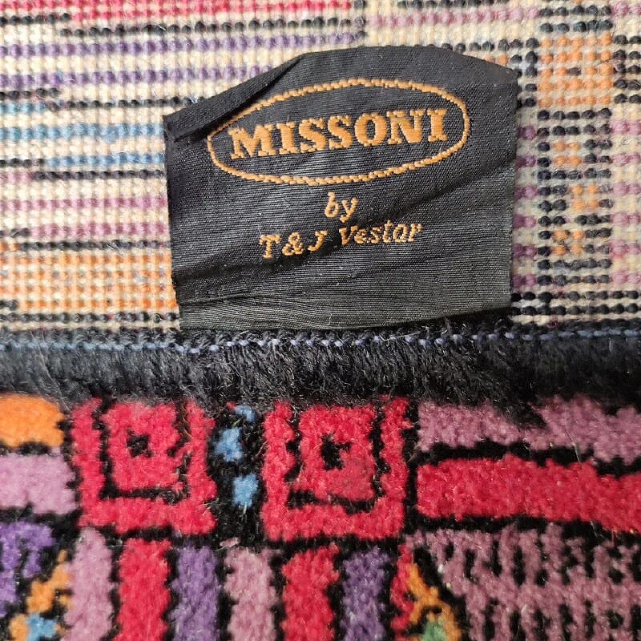 Tappeto di Missoni per T&J Vestor, anni '80 11