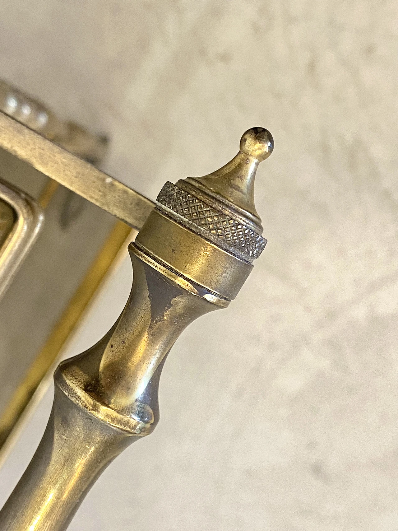 Brass and glass bar cart, 1960s 6