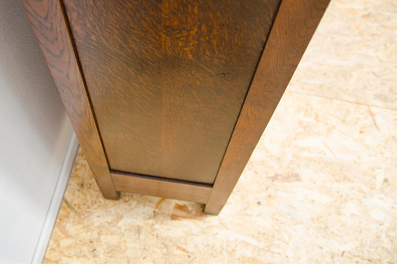 Czechoslovakian beech double shutter filing cabinet, 1930s 9