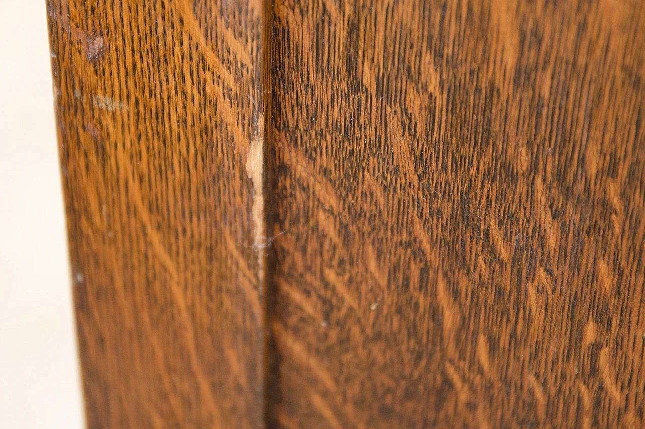 Czechoslovakian beech double shutter filing cabinet, 1930s 16