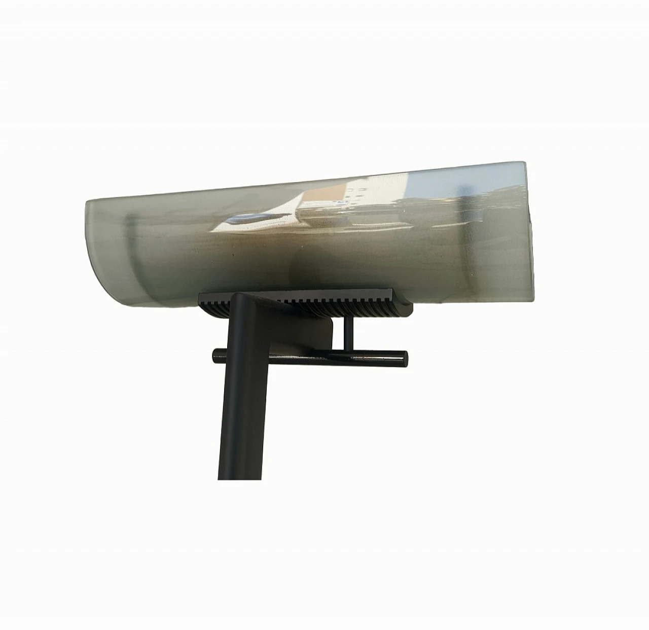 Babila floor lamp in sandblasted glass by Lamperti, 1980s 4