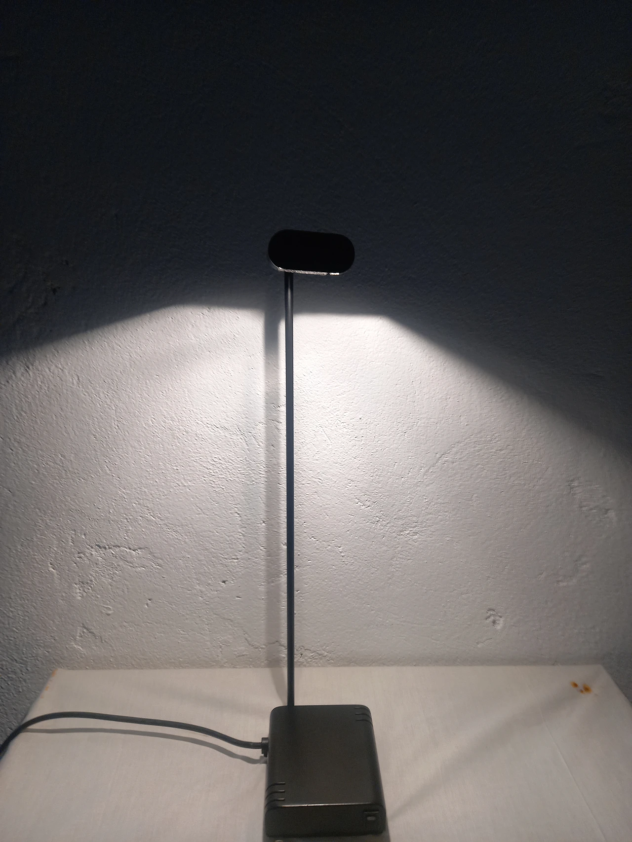 Lampada da tavolo in metallo laccato nero di Lami Progetti, anni '80 9