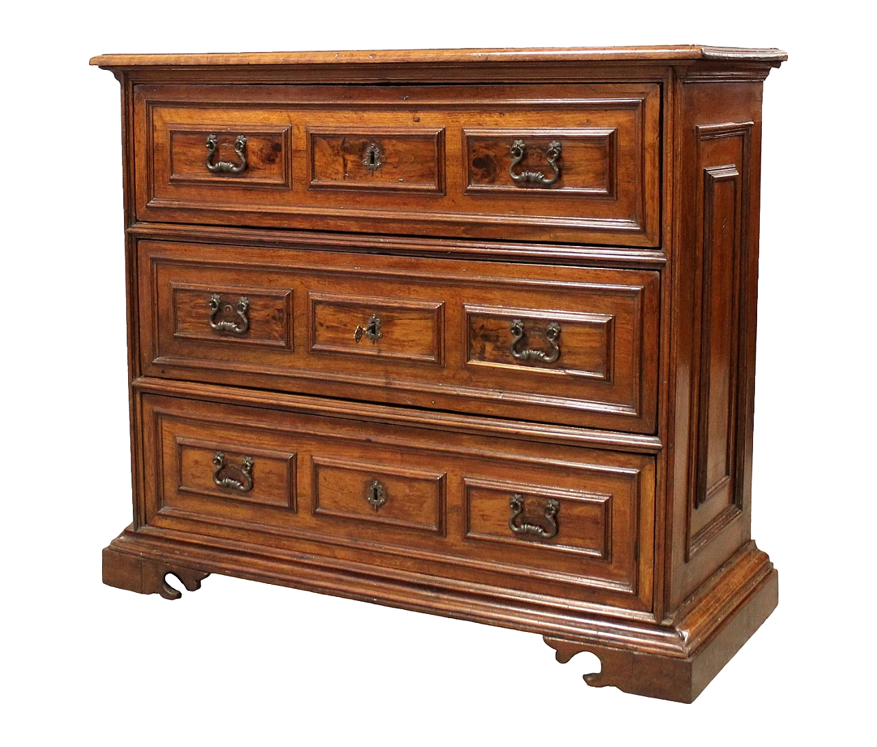 Parmesan solid walnut canterano, 17th century 11