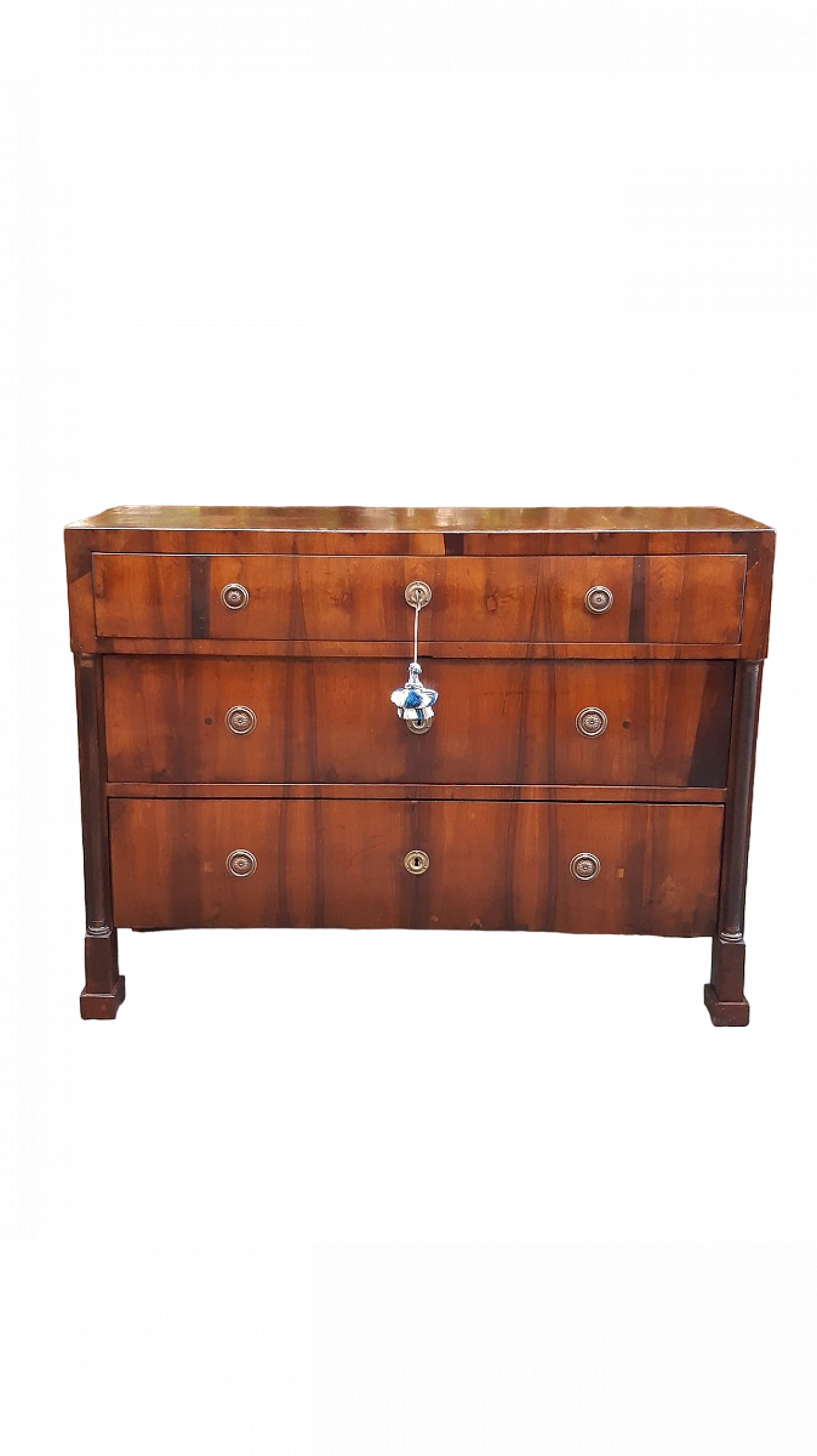 Empire Venetian walnut dresser, first half of the 19th century 11