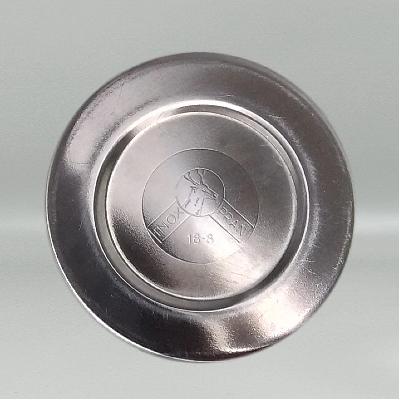 Shaker cocktail e secchiello ghiaccio in acciaio di Pran, anni '70 8