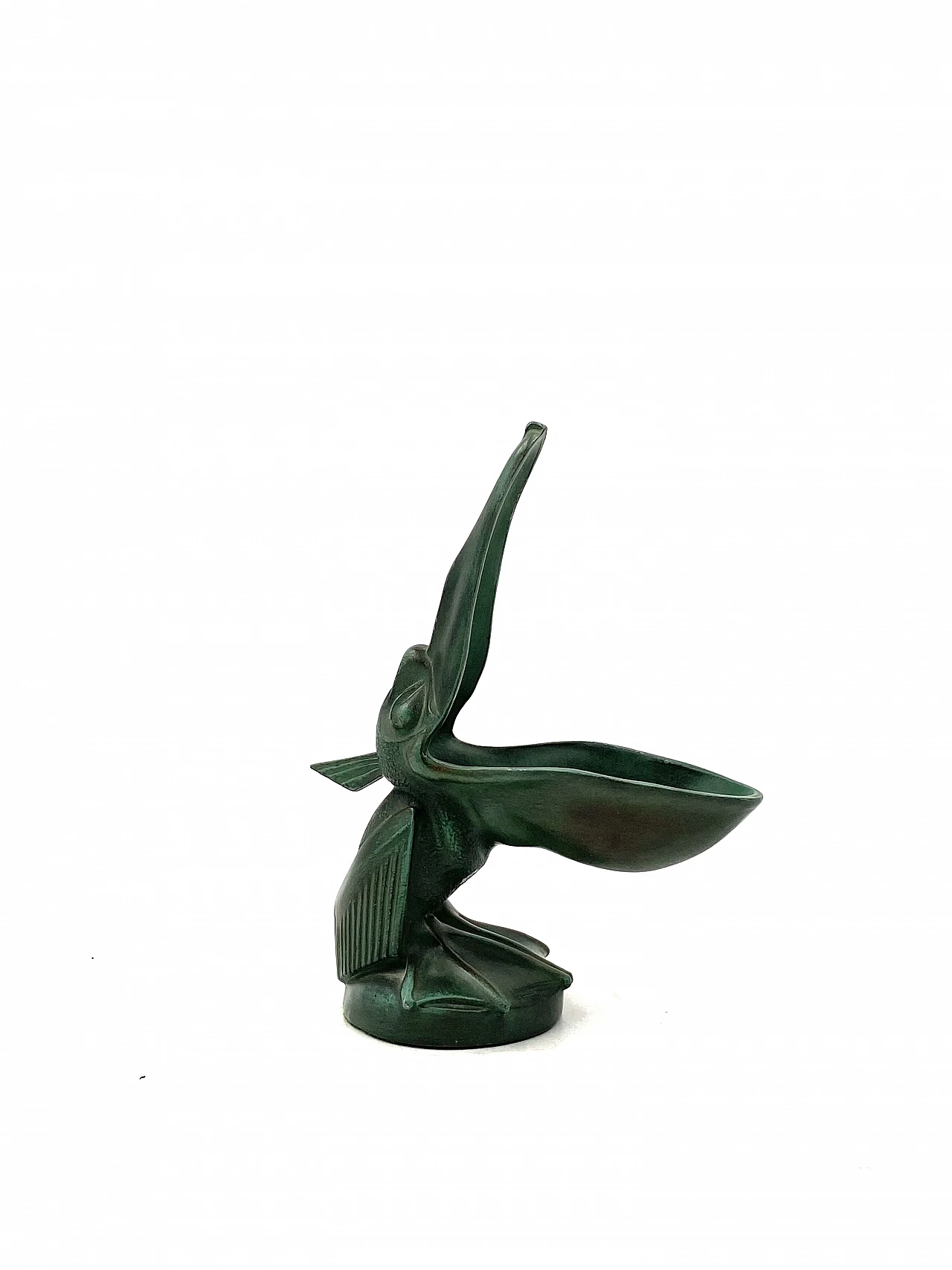 Bronze pelican-shaped ashtray by Max Le Verrier, 1920s 11