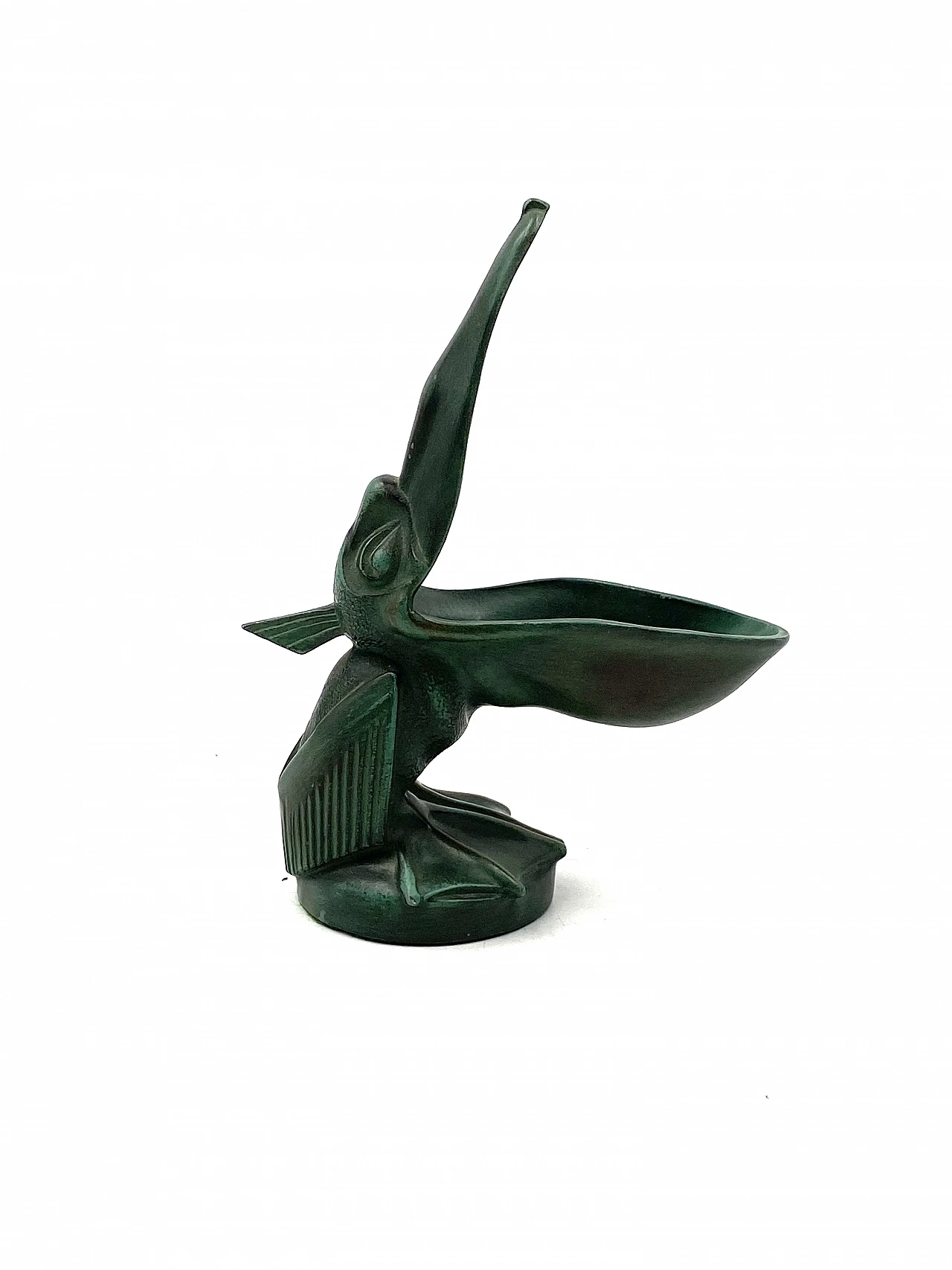 Bronze pelican-shaped ashtray by Max Le Verrier, 1920s 15
